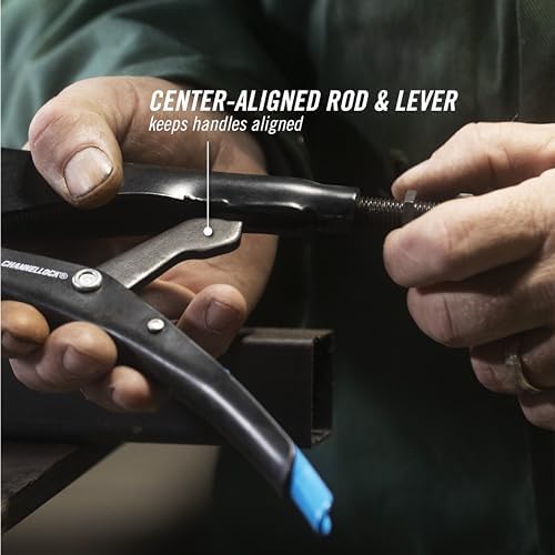 Channellock Locking Pliers 102-5 - Curved Jaw With Cutter, Epoxy Resin Coating, Forged Steel - 5 In