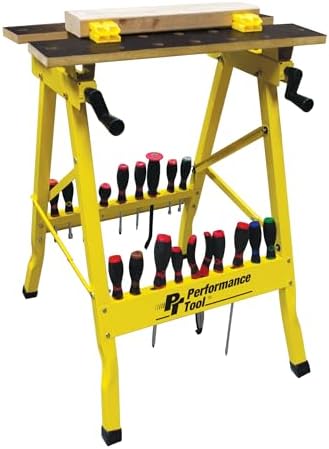 Performance Tool W54025 Portable Folding Workbench and Vise