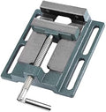 Qiilu Drill Press Vise with Heavy Duty Clamping Force - Milling Vise for Workshop Use - Workholding Devices