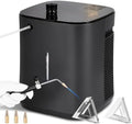 Digital Acrylic Flame Polisher 96L/H Touch Screen Flame Polishing Machine Oxygen Hydrogen Water Welder for Acrylic Polishing, Silver Jewelry Repairing, Glass 110V