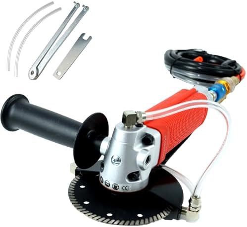 Air Wet Polisher 5", Variable Speed Concrete Angle Grinder Tool