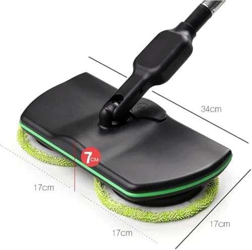Cordless Electric Mop,Floor Scrubber and Polisher Machine,Spinning Cleaner Vacuum,Electric Mops for Floor Cleaning,Floor Buffer Polisher for Home with Replacement Pad