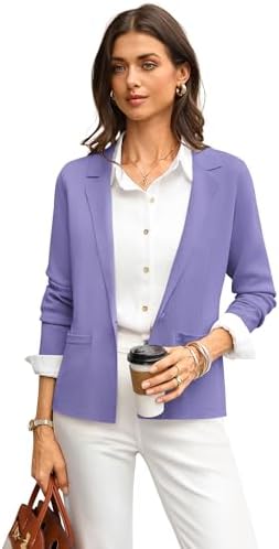 GRACE KARIN Womens Sweater Blazer Jackets Business Casual Work Cardigan