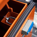 PACLOCK's 10-Series Universal Jobsite Box Lock, Standard Rekeyable (SR), Keyed Differently w/ 2 Keys, Silver