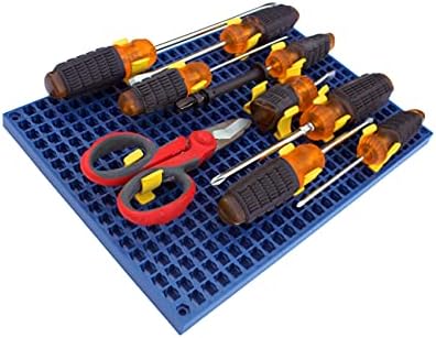 Organizer Genie - Four Blue Pegboard Set to organize your Sockets, Wrenches, Pliers, Screwdrivers, Bits and All Other Tools Large