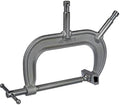 Matthews 6" C - Clamp with Two 5/8" Baby Pins, Silver