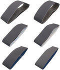 Taokyid 12 Pack 4 x 36 Inch Sanding Belts- Silicon Carbide Knife Sharpening Sander Belts, 2 Pcs Each of 120, 240, 400, 600, 800, 1000 Grits Sanding Belts For 4x36 Belt Sander, Sanding Belts 4x36