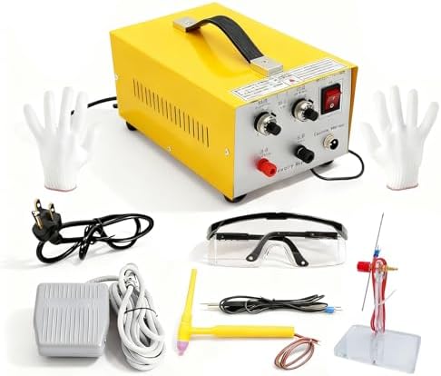 30A Jewelry Micro Welder for 0.4-1mm Fine Wire, Foot Pedal Control