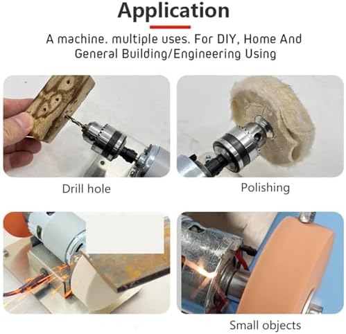 100W Double Head Grinding Wheel Machine Desktop Grinder Motor Micro Rough And Fine Polishing Electric Grindstone