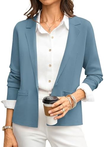 GRACE KARIN Womens Sweater Blazer Jackets Business Casual Work Cardigan