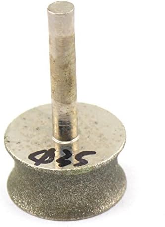 ILOVETOOL Diamond Mounted Point 35mm CONCAVE Cylinder Head Jade Carving Tools