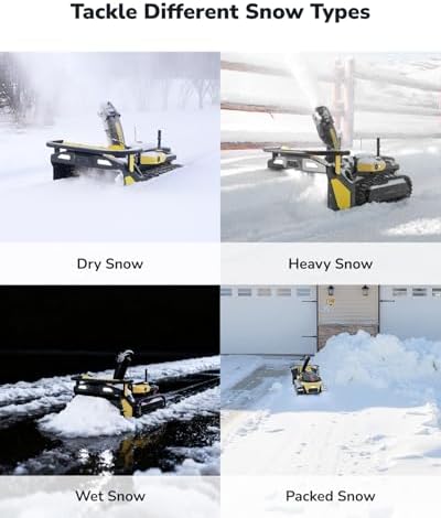 YARBO 2-Stage 24/7 Automated Robot Snow Blower with Modular Design
