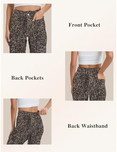 Wide Leg Jeans for Women Trendy High Waisted Flare Jeans Cropped Pants Stretchy Baggy