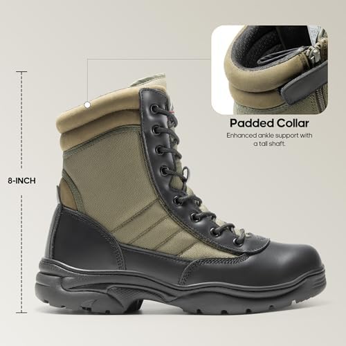 NORTIV 8 Men's Military Tactical Work Boots