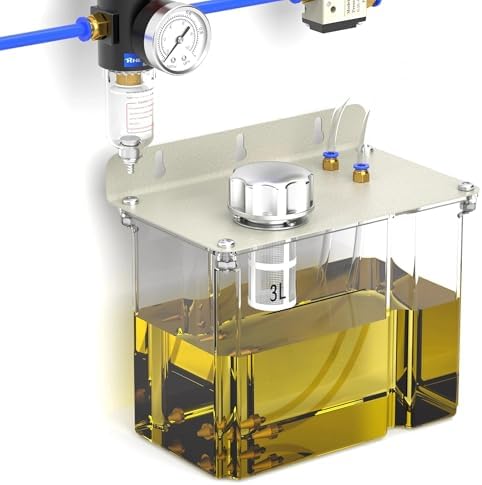 Misting Spray System for Cutting Machine, with Pump and Solenoid Valve Filter, Mist Coolant Lubrication Spray System, for Metal Cutting Engraving Lathe Milling CNC Machine