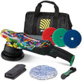 BATOCA P1 Buffer Polisher Kit, 1000W High-Torque Car Buffer - 5-Inch 15mm Long-Throw 6-Speed Dual Action Polisher - Deluxe Set with Custom Bag, 16.4ft Detachable Cord, Anti-Vibration, Pad Care Tools
