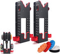 Wall Mount Buffer Polisher Holder with 5pcs Polishing Pads