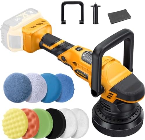 Brushless Car Buffer Polisher for Dewalt 20V Max (No Battery)