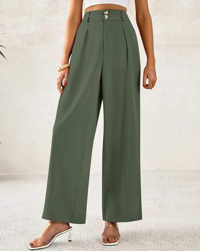 BTFBM Wide Leg Dress Pants Women Business Casual Outfits