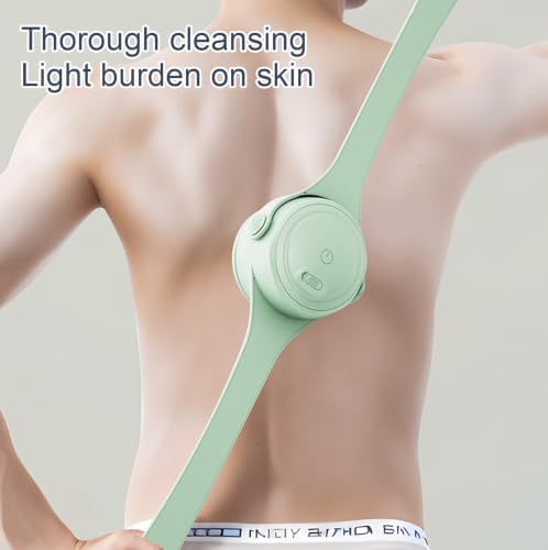 Dual Handle Electric Body Brush, Rechargeable Cordless Shower Scrubber