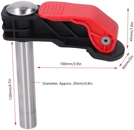 2Pcs Bench Dog Clamp, 20mm Adjustable Dog Hole Hold Down Clamp Jig, Quick Release Firm Grip Benchtop Hold Down Clamp for Woodworking Tools
