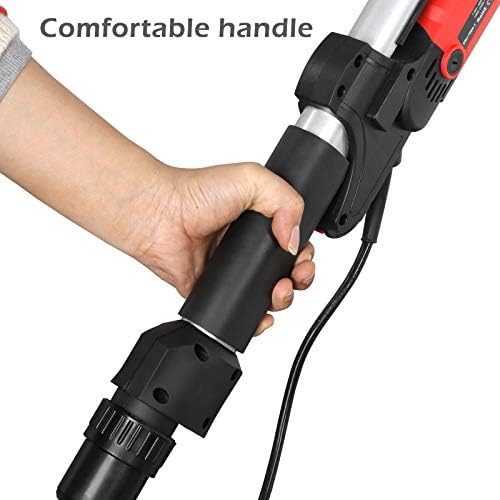800W Electric Drywall Sander Commercial Adjustable Variable Speed Disc Sander with 6 Sand Pads
