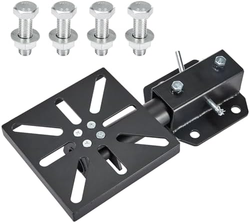 Rotating Bench Mount for Vises,Heavy-Duty Steel Vise Mount for Bench Vise and Grinder, Universal 7.9" x 7.9" Mounting Plate