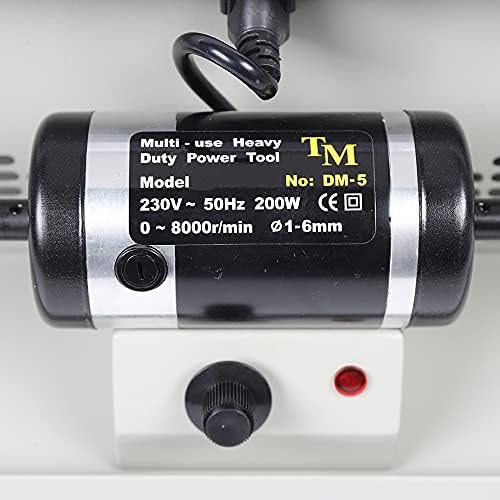 Polishing Buffing Machine, 200W Powerful Jewelry Tabletop Dust Collector Buffing Machine With Adjustable Speed 0-10000rpm, Light Jewelry Polisher With Footpads & Safety Locks For Polishing Jewelry
