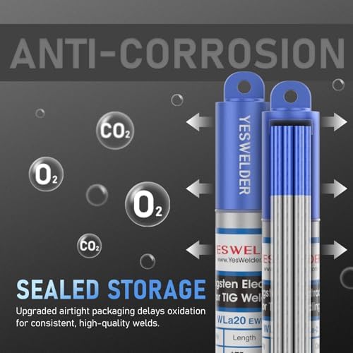 YESWELDER TIG Welding Tungsten Electrode 2% Lanthanated