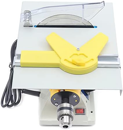 Jewelry Lapidary Equipment 1.18Inch Cutting Depth DIY Jewelry Lapidary Saw Mini Table Saw Rock Bench Polisher Machine with Grinding Wheel Benchtop Polisher Machine Set for Nephrite, Wood