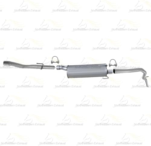 Northeastern Exhaust | Stainless Steel Intermediate Muffler Tailpipe Compatible for Dodge RAM 1500 2006-2008 | RAM 2500 2003-2010 | RAM 3500 2003-2008 5.7L | Free Clamps Included