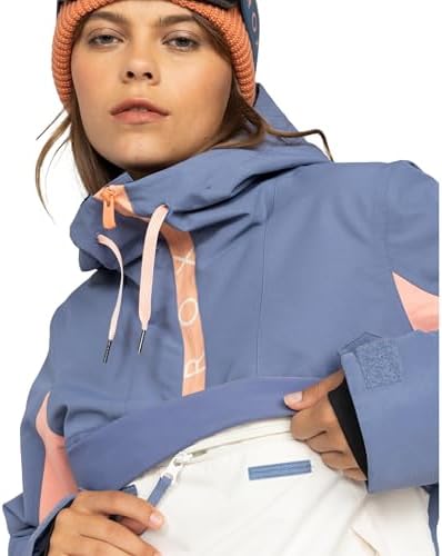 Roxy Women's Shelter Snowboard Jacket – 10k Waterproof Insulated Ski Jacket, Pfas-free, Hydrosmart Collar