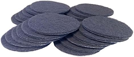 6 Inch Sanding Discs 600-800 Sandpaper 25Pack Ultra Fine Grey-Durable 6 Inch Non Woven Surface Conditioning Discs Dry Sanding Countertops Auto Body Repair Marine Paint Plastics Metal Fiberglass