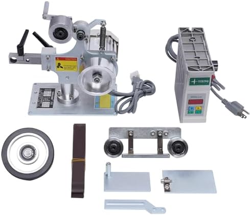 1x30" Belt Machine 550W Belt Sander Bench Grinder Knife Sharpener,Vertical/Horizontal Belt Polishing Grinder with Brushless Motor,Polisher Sharpener Polishing Grinding Machine