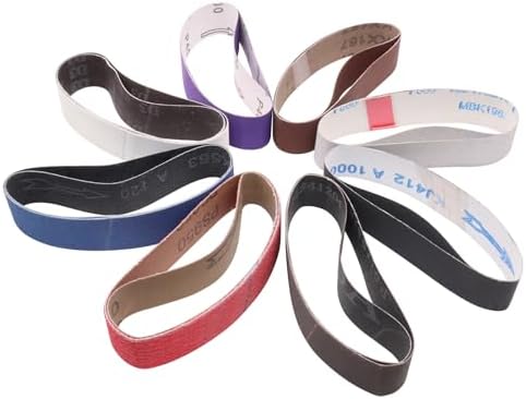 1.2 x 13 Inch Replacement Knife Sharpener Sanding Belt, 16 Pack