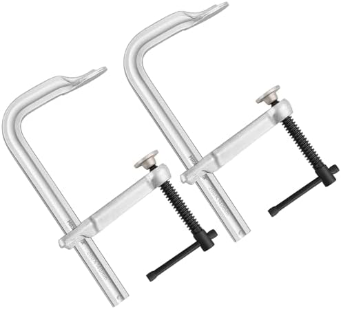 MAXPOWER Thick Rail F Clamp, 8" Jaw Opening, 5-5/8" Throat