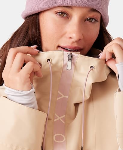 Roxy Women's Shelter Snowboard Jacket – 10k Waterproof Insulated Ski Jacket, Pfas-free, Hydrosmart Collar