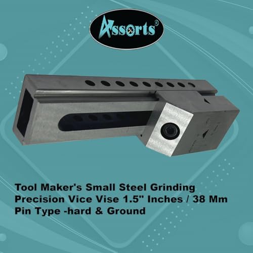 Tool Maker's Small Steel Grinding Precision Vice Vise 1.5" Inches / 38 Mm Pin Type -hard & Ground