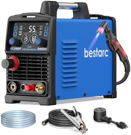 Bestarc Plasma Cutter Machine, 55Amps HF Pilot Arc, 110/220V Dual Voltage
