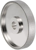 HARFINGTON Diamond Lapidary Wheel 6 Inch x 1 Inch Arbor Hole 80 Grit Grinding Wheels for Stone, Marble, Glass, Ceramics, Crystal, Carbide, Steel