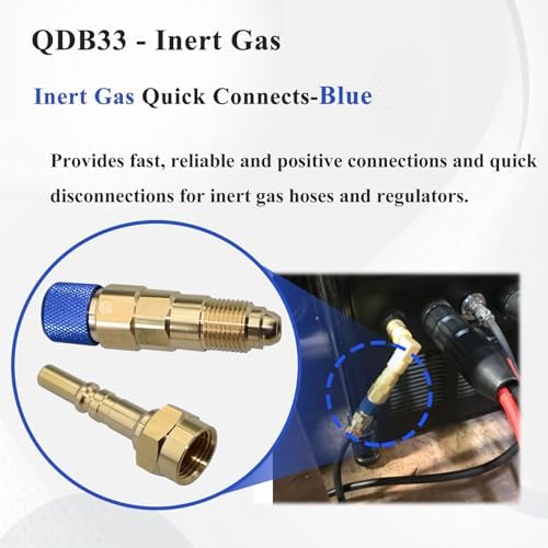 QDB33 Argon Gas Regulator, Quick Connect for Gas Hose