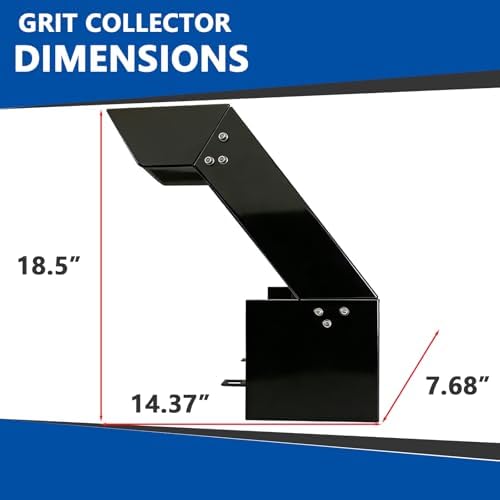 Grit Collector Fits for RBG712, RBG740 & RBG934 and JLD10-8 Lawn Mower Blade Grinder Sharpener | Replace 740 Grinder Grit & Debris C*ollector