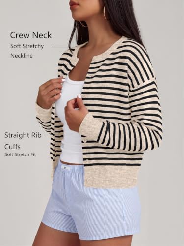 Trendy Queen Cropped Cardigan Sweaters for Women Fall Fashion Clothes 2026
