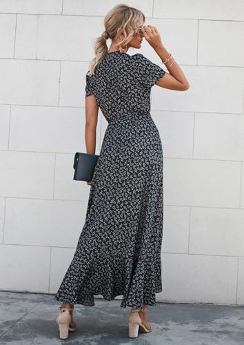 PRETTYGARDEN Women's Boho Floral Summer Maxi Dresses