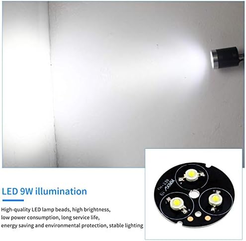 Magnetic Light, Led Machine Light, Magnetic Gooseneck Work Light 900 Lumens 120 Volt IP66 Water Proof Lamp for Machine Tools Lathe Milling Drill Press Industrial Workbench Lighting