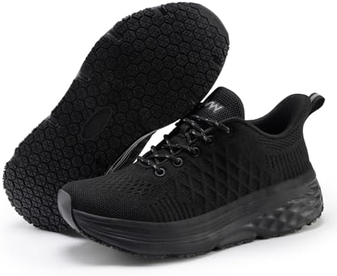 AVW Womens Non Slip Work Shoes Walking Sneakers Food Service Kitchen Shoes