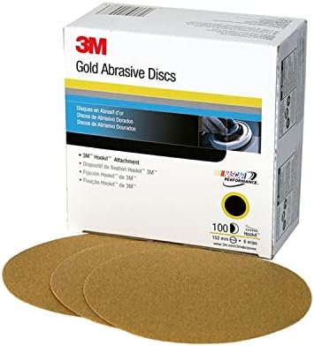 3M Hookit Gold Disc, 236U, 00981, 6 in, P120