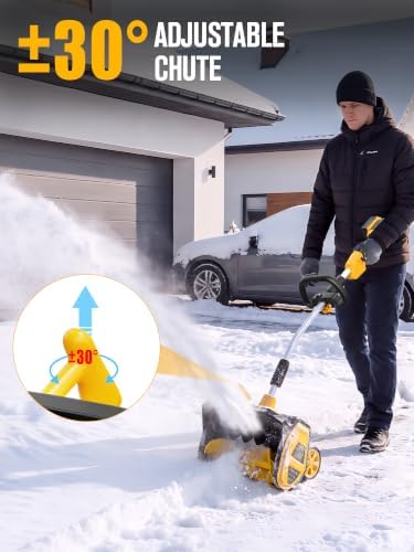 HEINPRO Cordless Snow Shovel Compatible with DeWalt 20V Max Battery