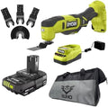 Ryobi Oscillating Multi Tool with 4 PC Blade set and Buho Tool Bag