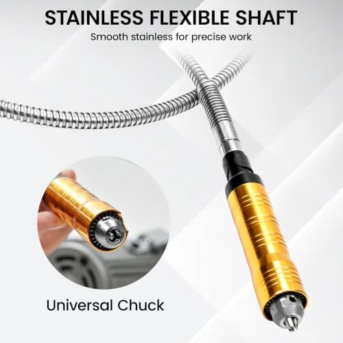 1200W Flex Shaft Rotary Tool with 46Pcs Accessories